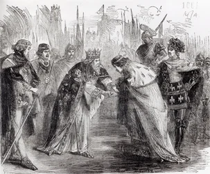 Edward the Black Prince Presenting King John II of France to His Father, Edward III